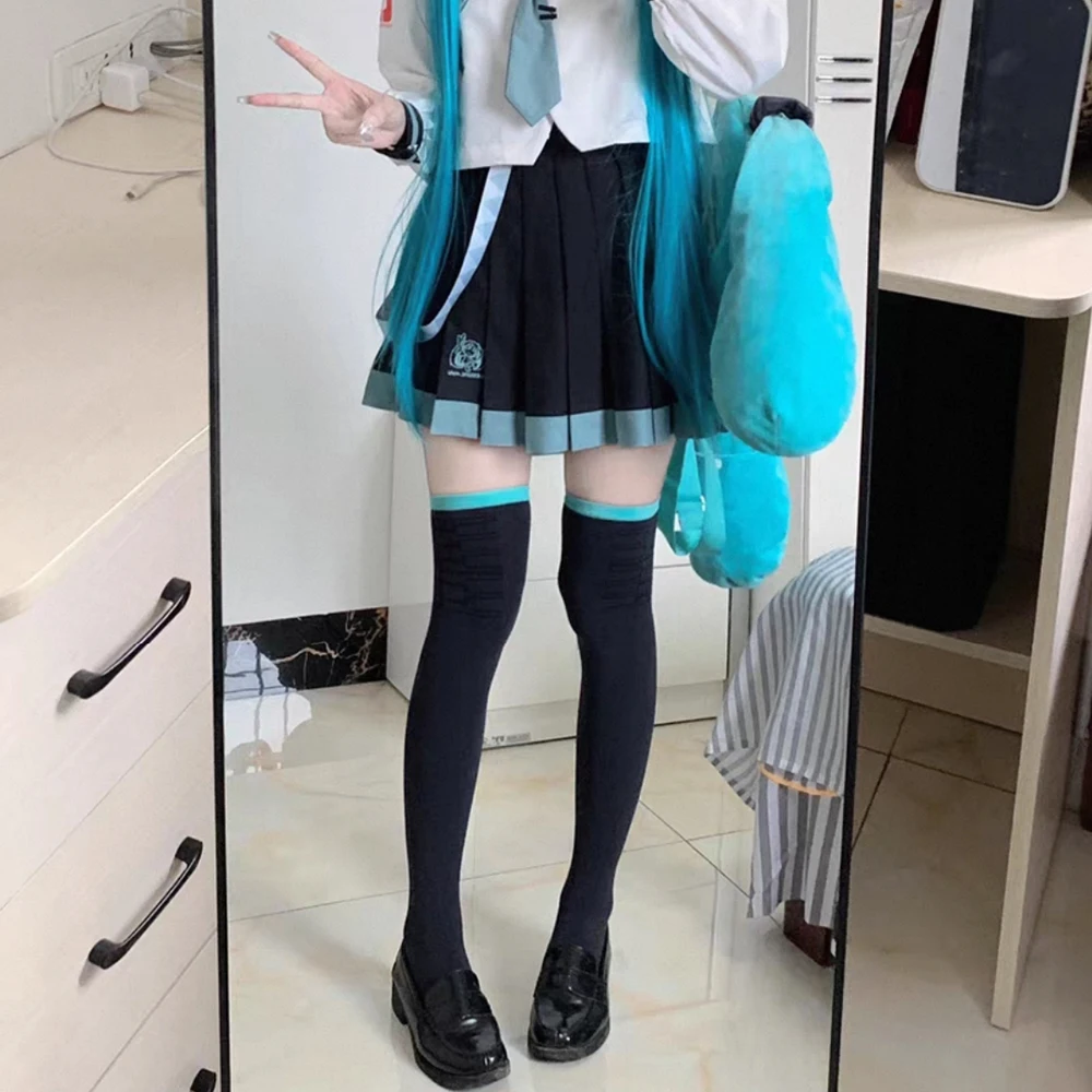 Miku Anime Charakter Peripherie Strumpfhosen Kreative Persönlichkeit Urlaub Party Cosplay Strumpfhosen Strümpfe