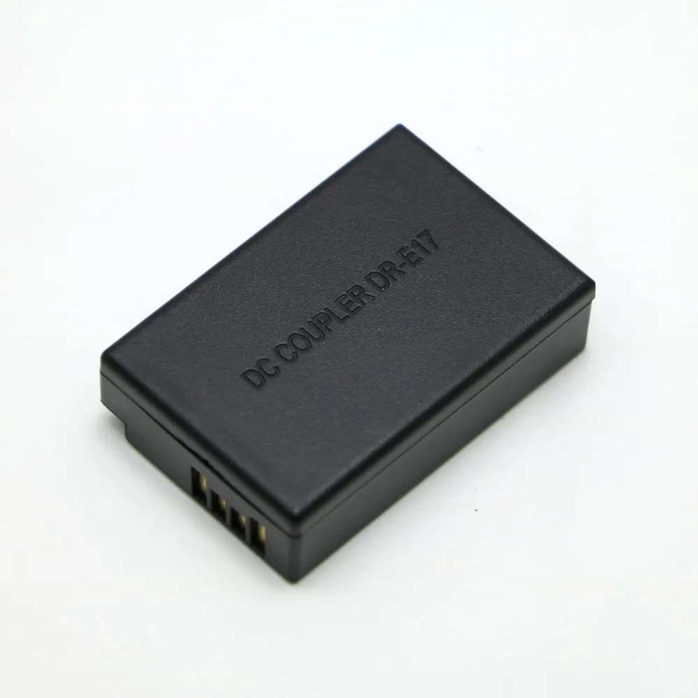 ACK-E17 Wechselstrom adapter DR-E17 Dummy-Batterie-Kit für Canon EOS M6 Mark II, EOS M3, EOS M5, EOS M6 Kameras.