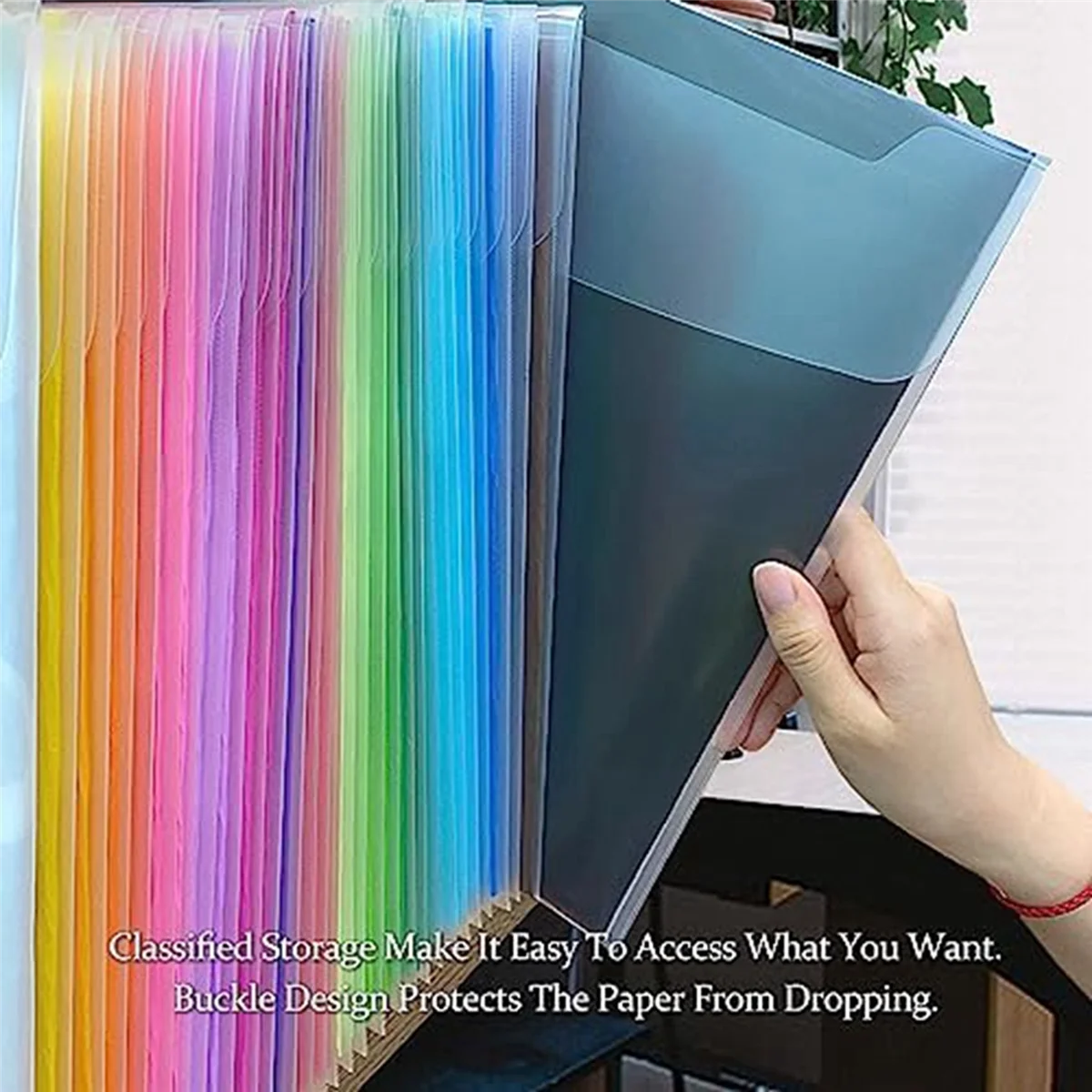

60-Piece Scrapbook Paper Storage Organizer,For 12 X 12 Inch Scrapbook Paper, Vinyl Records, And Cards Stock-A74Z