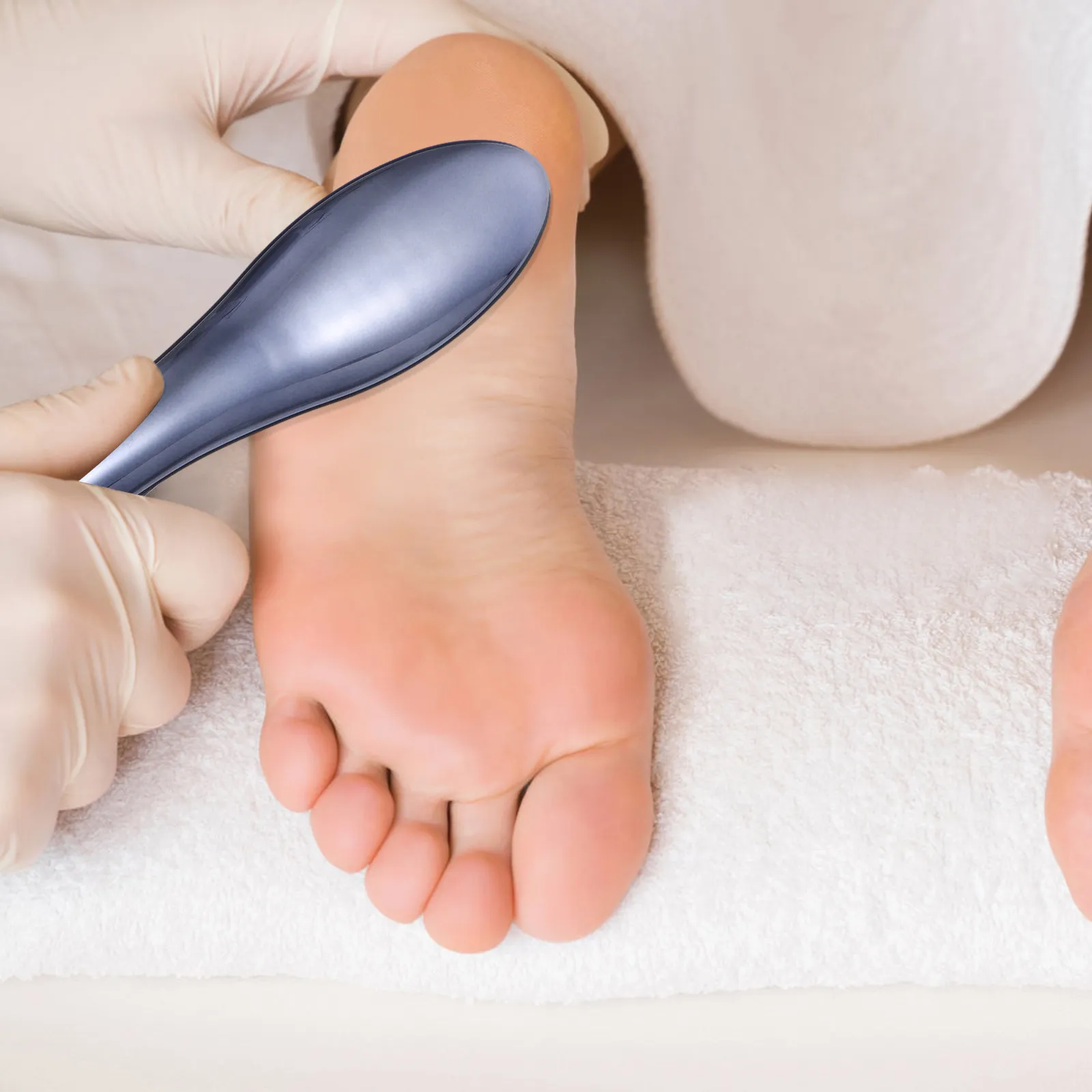 

Нано-стеклянная пилка для ног от мозолей, маленькая, эргономичная, безопасная, из здорового материала, для удаления омертвевшей кожи и твердых мозолей, скребок для пяток