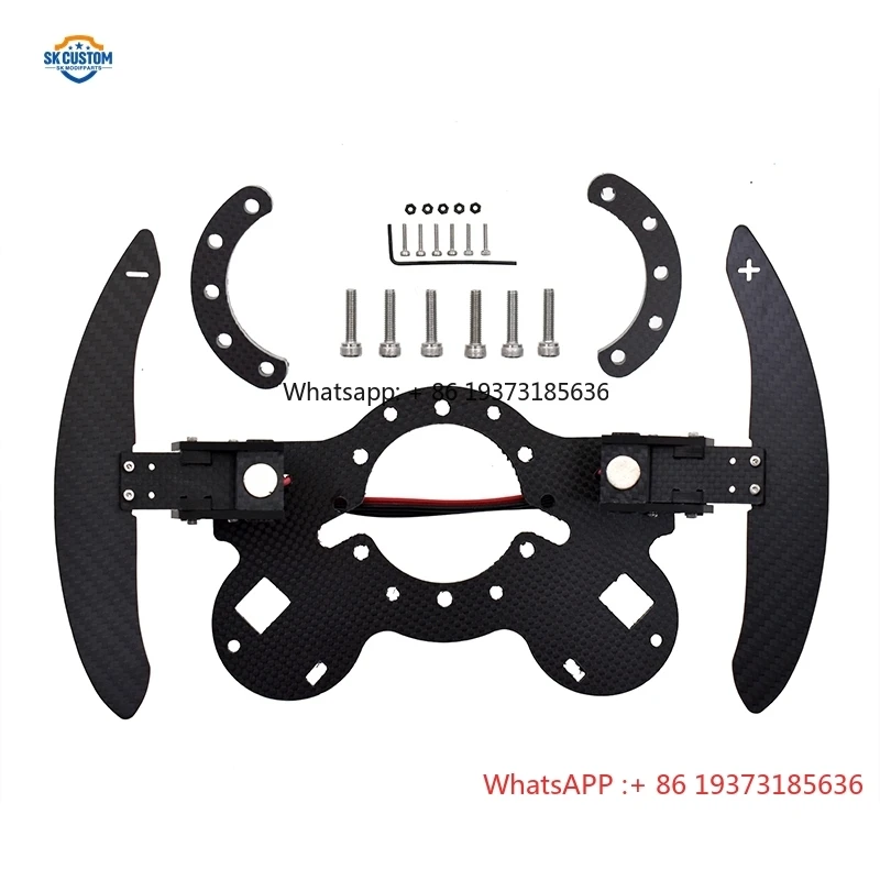 Matte Carbon Fiber Racing Steering Wheel Magnetic Paddle Shifter for BMW Mini F54 R50 R56 Quick Release Boss Kit Adapter Base
