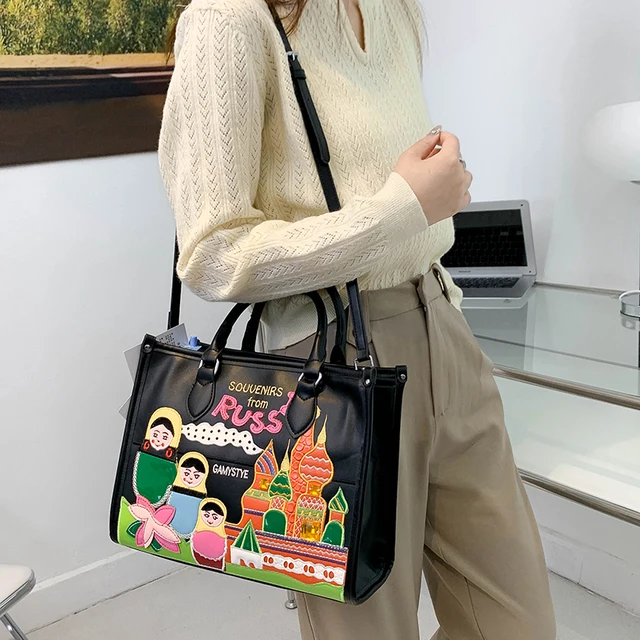 Torebki damskie o dużej pojemności torebki damskie ze skóry Pu wysokiej jakości torebki damskie na ramię Casual torebka Crossbody