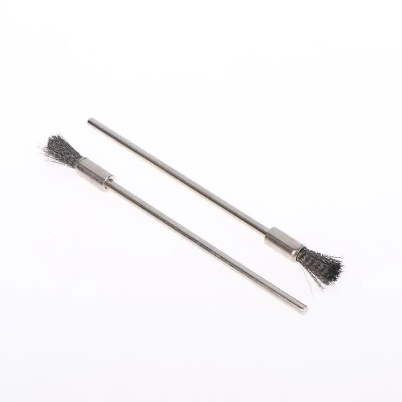 3-teiliges Edelstahl-Drahtbürsten-Set 100mm Radbürsten Werkzeuge zum Polieren, Schleifen und Vorbehandlung von Metalloberflächen – Detail 4