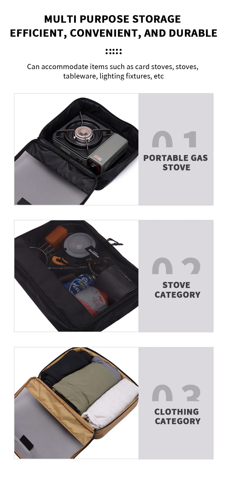 Kategorien-Organisierte Tasche, Outdoor-Werkzeugtasche, Erhältlich in Großen, Mittleren und Kleinen Größen, Hergestellt aus Strapazierfähigem Material – Detail 4