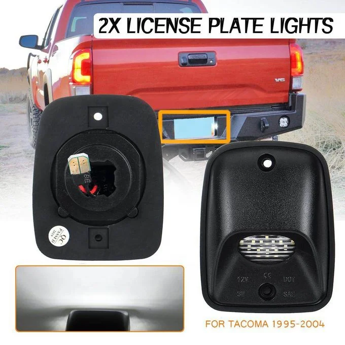 Flying Wing Factory Price License Plate Lights For  Tacoma 1995-2004 Rear Bumper License Plate Light