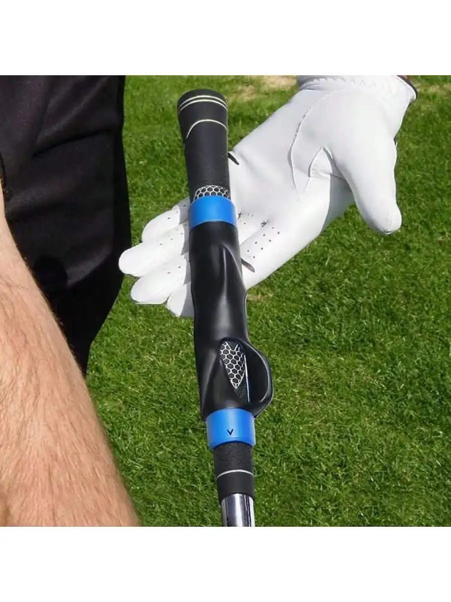 Golf Club Grip Trainer, Golf Training Aid for Posture Correction, Alignment Practice, Golf Grip Strength Trainer – Right-Hand Swing Trainer and Grip Correction Device for Correct Hand Position