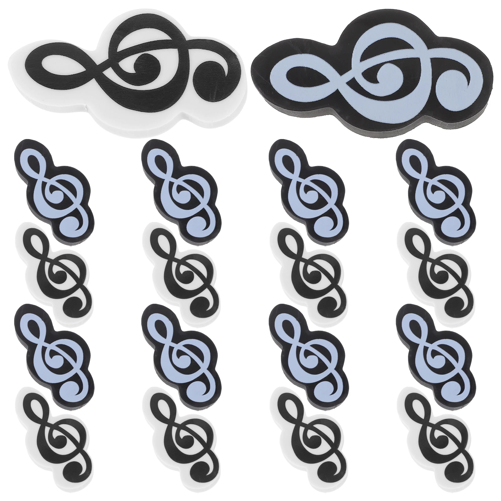 

20 pcs Note Erasers Mini Shaped for Kids School Classroom Reward Mini Erasers Bulk Prizes Students Safe Use Bulk TPR