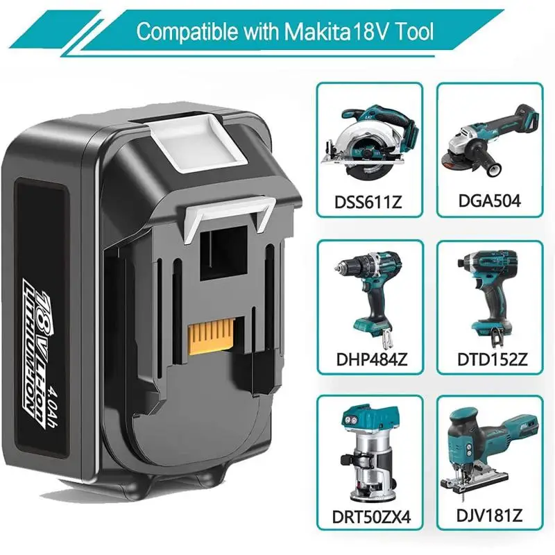 BL1830 For Makita 18v Battery Rechargeable 3A/4A/6A/9A Li-ion Battery Replacement LXT BL1840 BL1850 BL1890 BL1860 Tool Battery