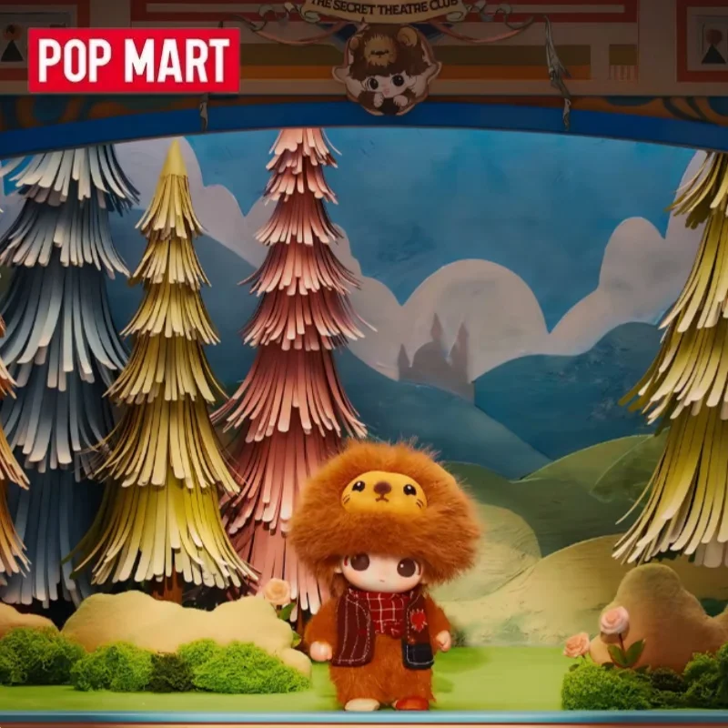 

POP MART DIMOO Серия «Театральный клуб: Секрет» — Виниловая плюшевая подвеска, оригинальная коробка-сюрприз, аниме-фигурка