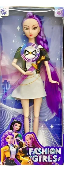 Kpop Hunter مع BGM مدمج! دمى رومي/ميرا/زوي البلاستيكية، 3+ صندوق هدايا لعبة DIY للفتيات