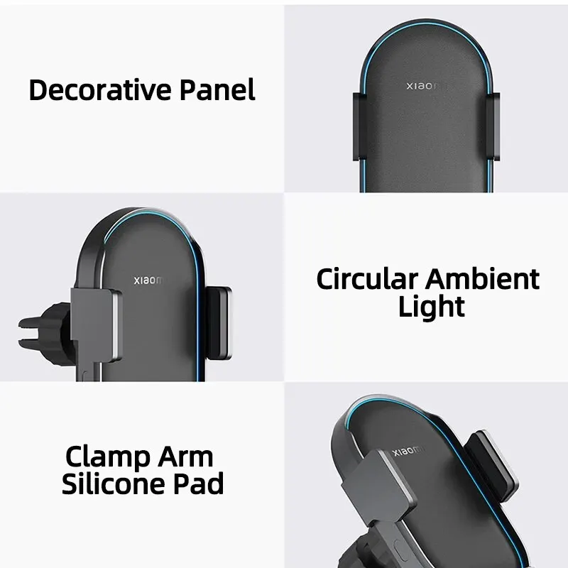 شاومي-شاحن سيارة لاسلكي أصلي ، برو 50 واط ماكس ، شحن تلقائي سريع ، تبريد ذكي ، مستشعر أوتوماتيكي ، تمدد ، حامل هاتف