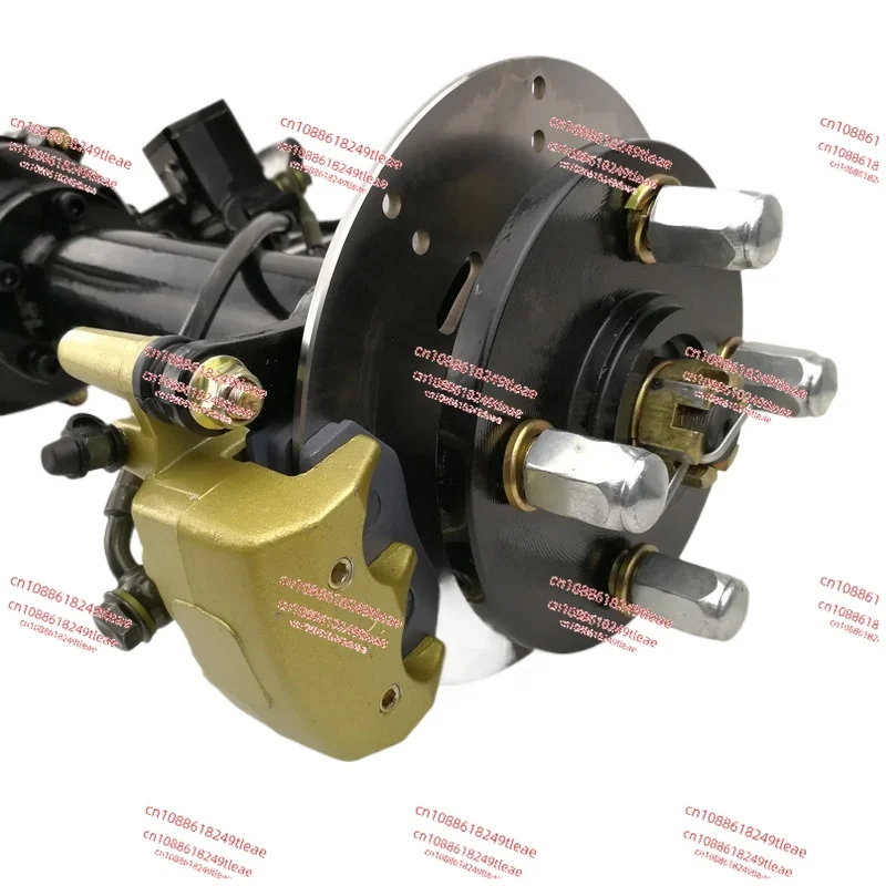 Electric tricycle oil brake disc brake rear axle high and low speed axle modified differential electric drive motor