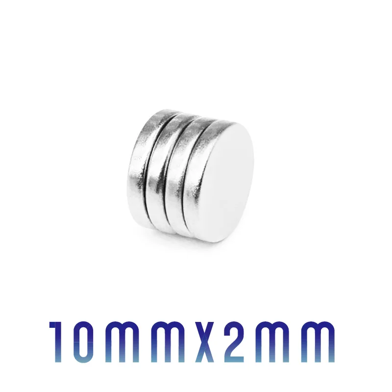 20/50/100/150/200/300PCS 10x2 mm Small Round Strong Powerful Magnets N35 Neodymium Magnet Disc 10x2mm Permanent Magnets 10*2 mm