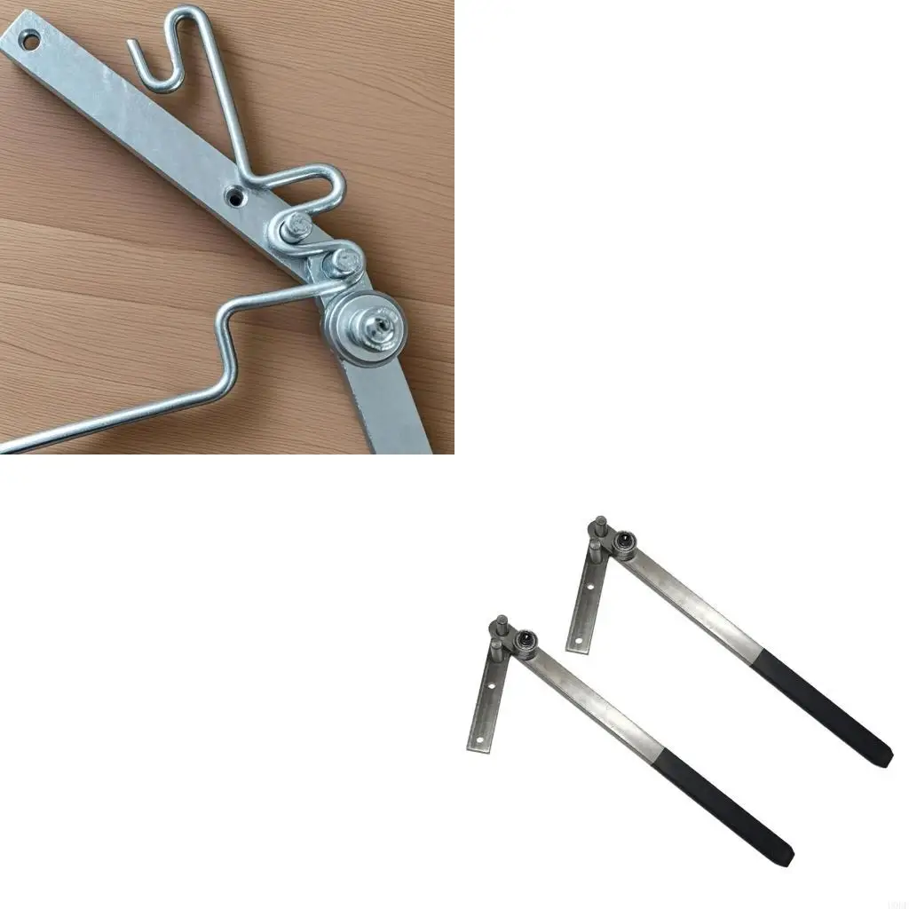 

Ручной инструмент для установки креплений и круглых скобок путем сгибания металлических пабов диаметром до 5/16 футов при