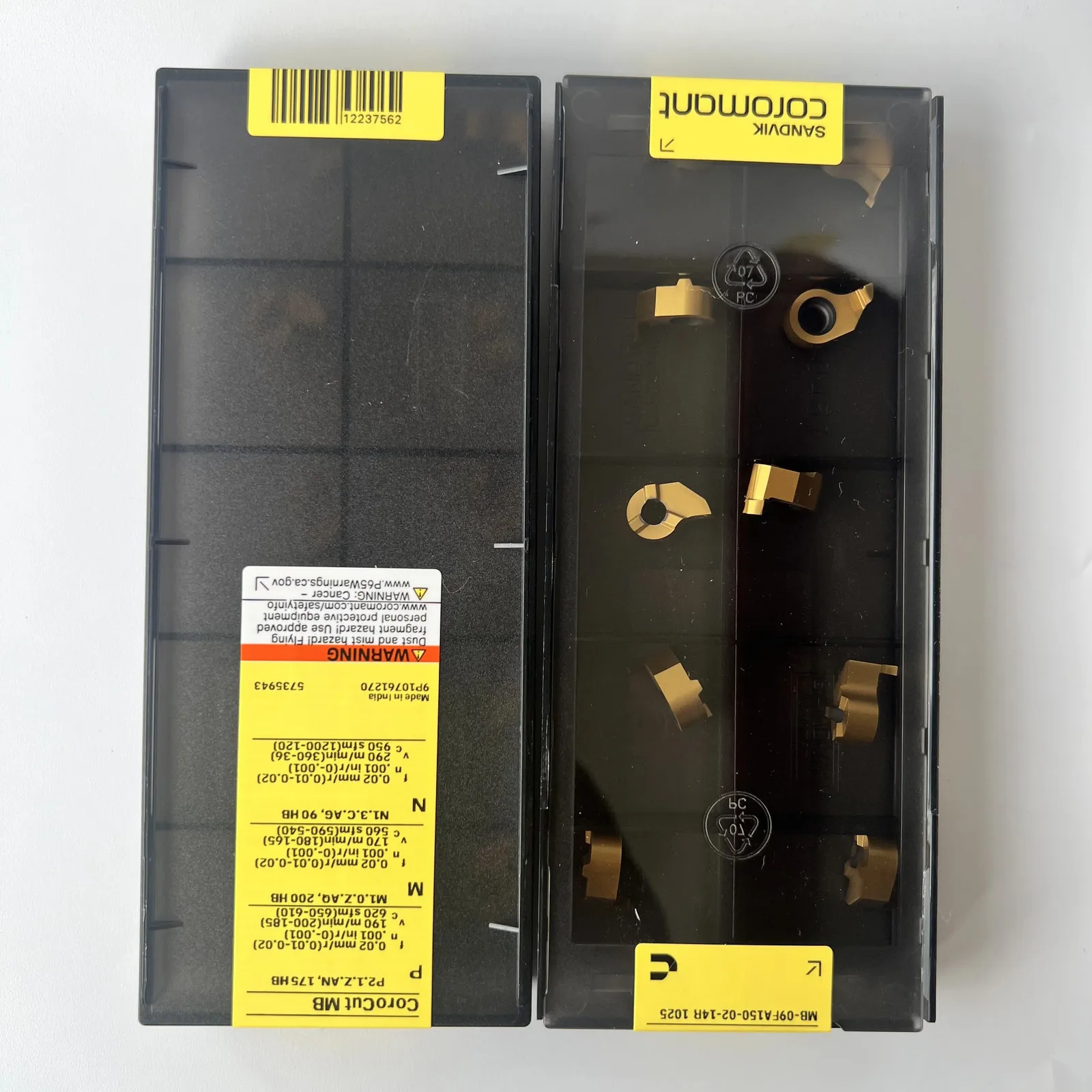 

Original SANDVIK / MB-09FA150-02-14R 1025 / Hard alloy CNC Blade 10 Pcs