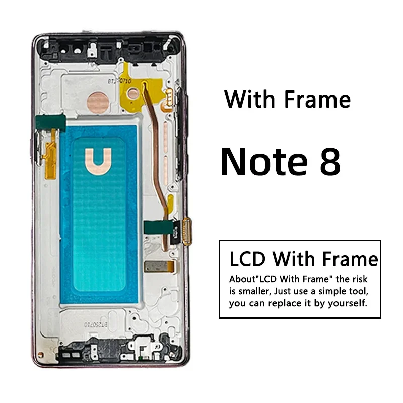 Wyświetlacz TFT do Samsung Note8 Wyświetlacz LCD Ekran Dotykowy Digitizer Zespół Do Samsung Note 8 N950F N950U N950W N950FD — zdjęcie produktu 4