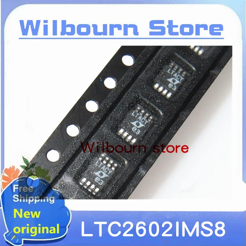 5PCS/LOT LTC2602IMS8 LTC2602 LTACY MSOP-8 New original