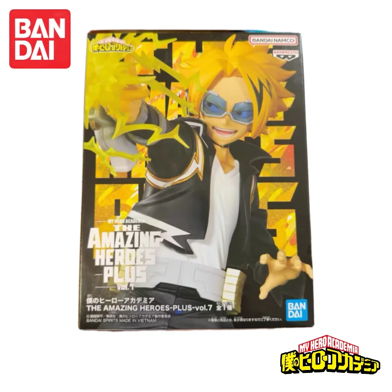 

In Stock 100% Original Bandai My Hero Academia Kaminari Denki Merchandise Action Figure Figurine The Amazing Heroes Plus-Vol.7