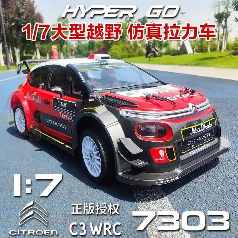 

In Stock 7303 Hyper Go 1:7 Scale Rc Car Citroen C3 High-Speed 4wd Drift Climbing Simulation Endurance Race Remote Control Toy