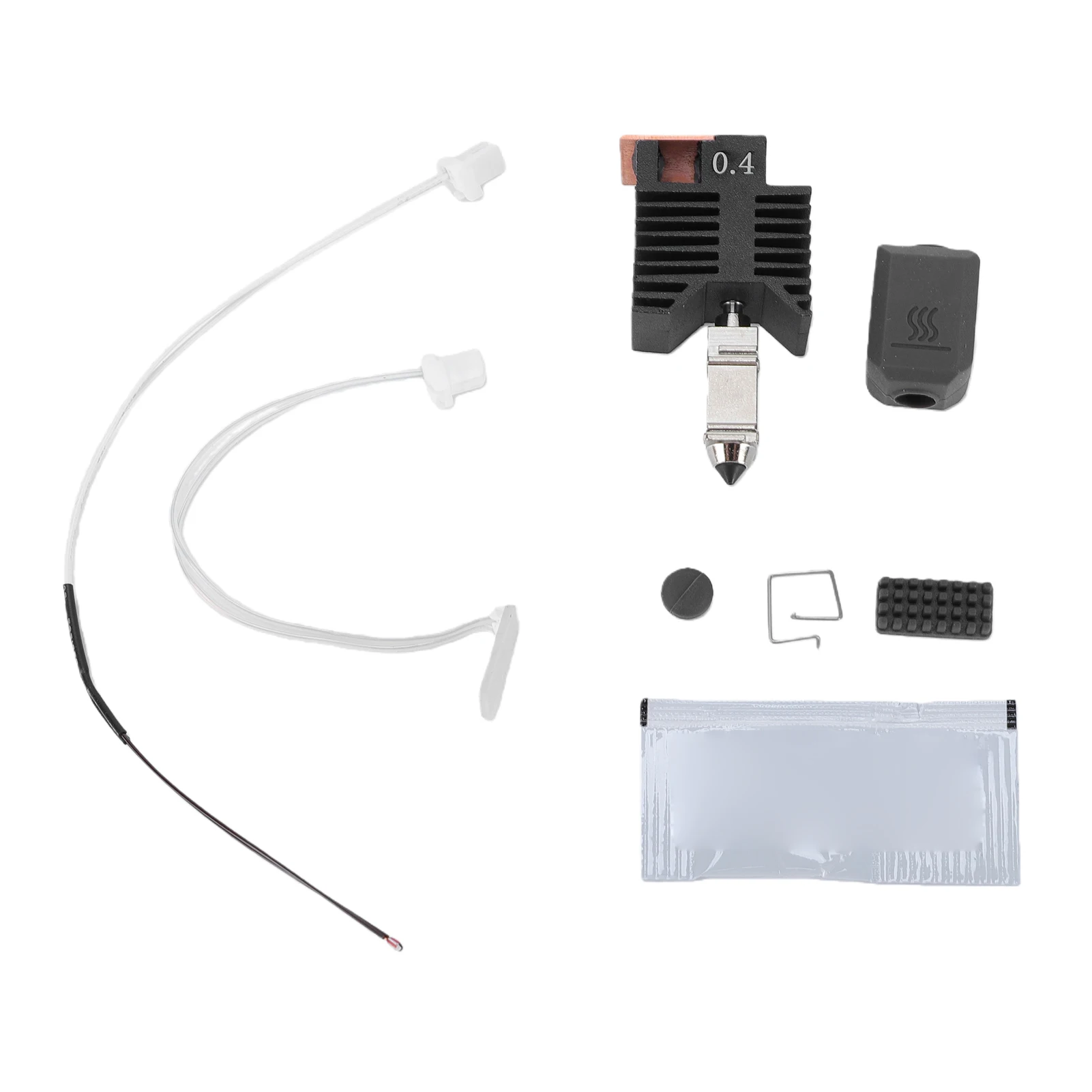 

Upgrade Hotend Kit Fit for Snapmaker U1 3D Printer Nano Coating 0.4mm Nozzle 48W Ceramic Heating Block Kit Leakproof Design