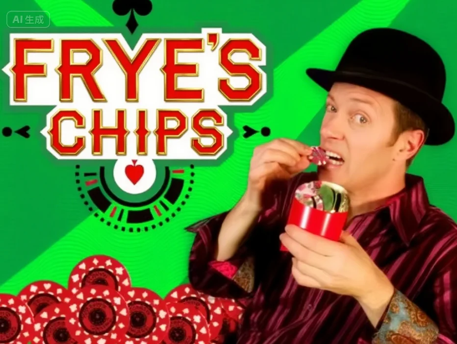 Frye's Magic Chips - Close-Up Illusion Set with Online Instructions | Street Comedy Tricks & Fun Magic Games for Beginners
