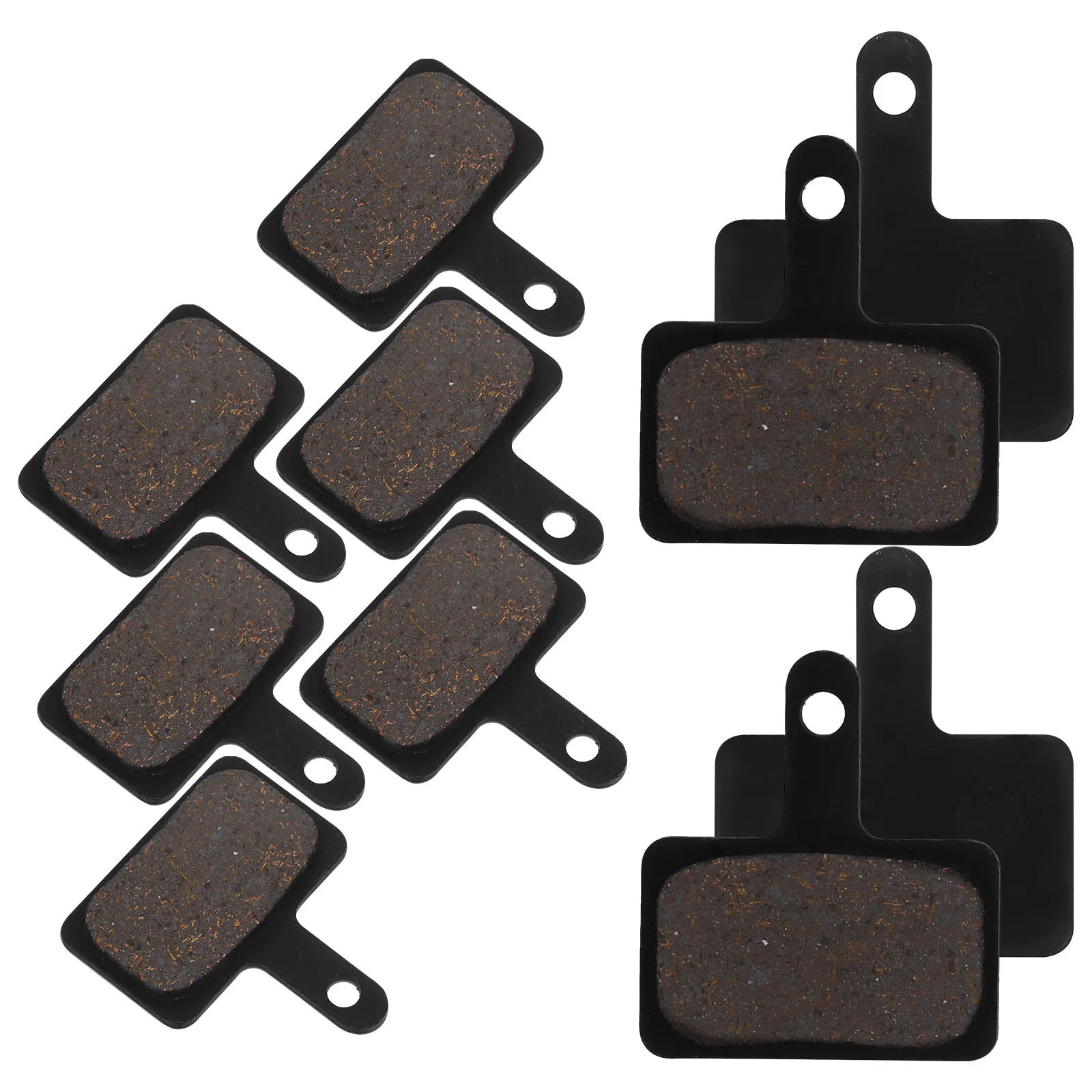 

6 Sets Cycling Disc Brake Pads Sturdy Wear Resistant Mountain Bike Brake Block for Scooter Bike Repair Cycling Supplies