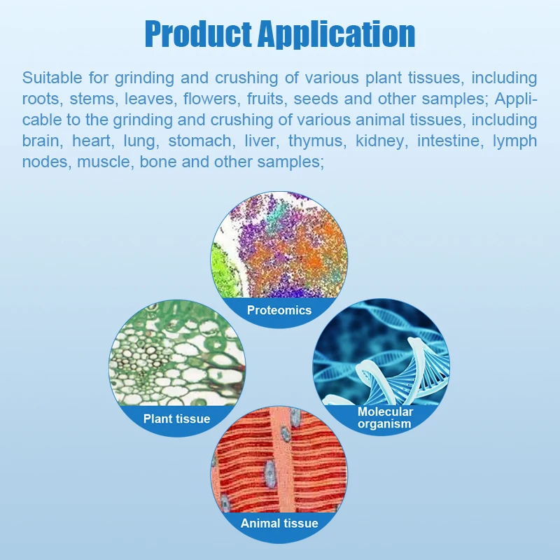 Westtune Lab Hand Held Homogenizer Mini Plastic Stainless Steel Grinding Rod Grinder High Speed Electric Tissue Grinder 16000rpm
