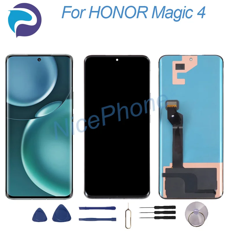 new-and-tested-for-honor-magic-4-lcd-display-screen-touch-panel-digitizer-lge-an00-magic-4-screen-display