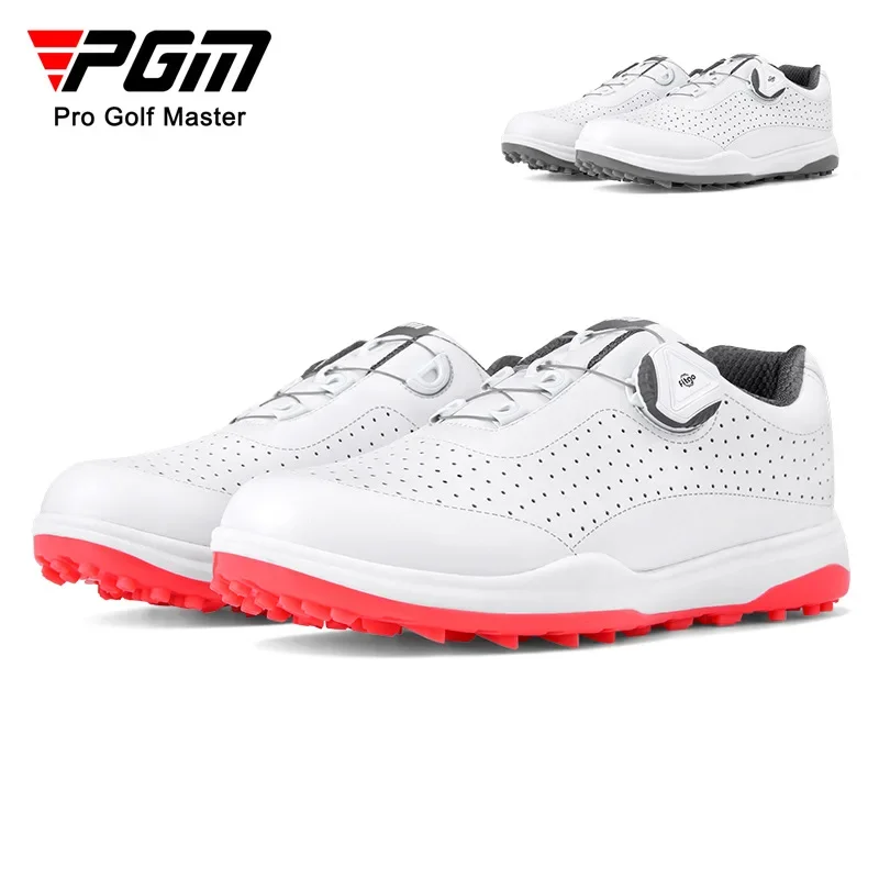 PGM Golf Women's Shoes Anti-Slip Sneakers New Air Hole Knob Buckle Golf Shoes Women