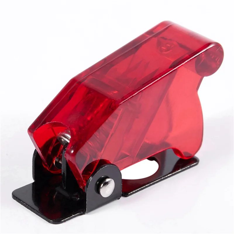 

【HOT】Plastic 12Mm Toggle Switch Safety Cover Protector Cap Guard 25Pcs Red