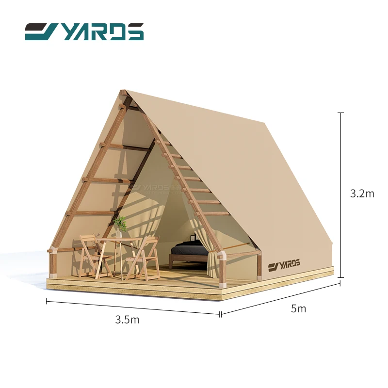 Quality Small Units Exquisite Camping Resort Canvas Waterproof Hunting Safari Tent