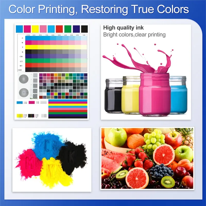 6 قطعة حبر صبغ الملء للتوافق مع حبر Epson 056 057 L8058 L18058 L8050 L18050 ET-18100 T09D T574 107 108 حبر ملون #6