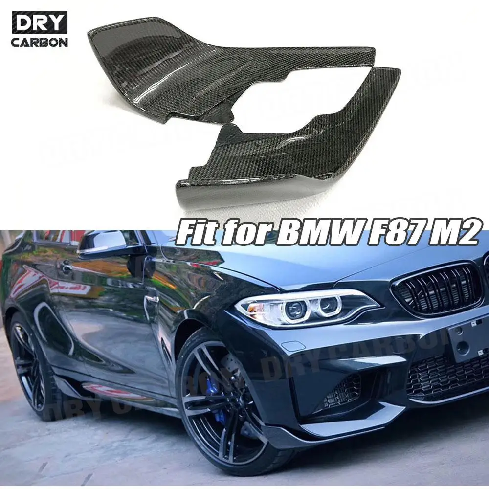 

for BMW 2 Series F87 M2 Coupe 2 Door 2016 2017 2018 Carbon Fiber Front Bumper Lip Splitters Flaps Cupwings Winglet Accessories