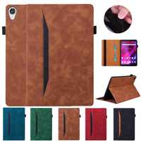 Case for Lenovo Tab M8 M 8 FHD TB-8505X 8505F 8506F 8705F Tablet Case PU Leather Business Folio Shell for Motorola Tab G20 Cover