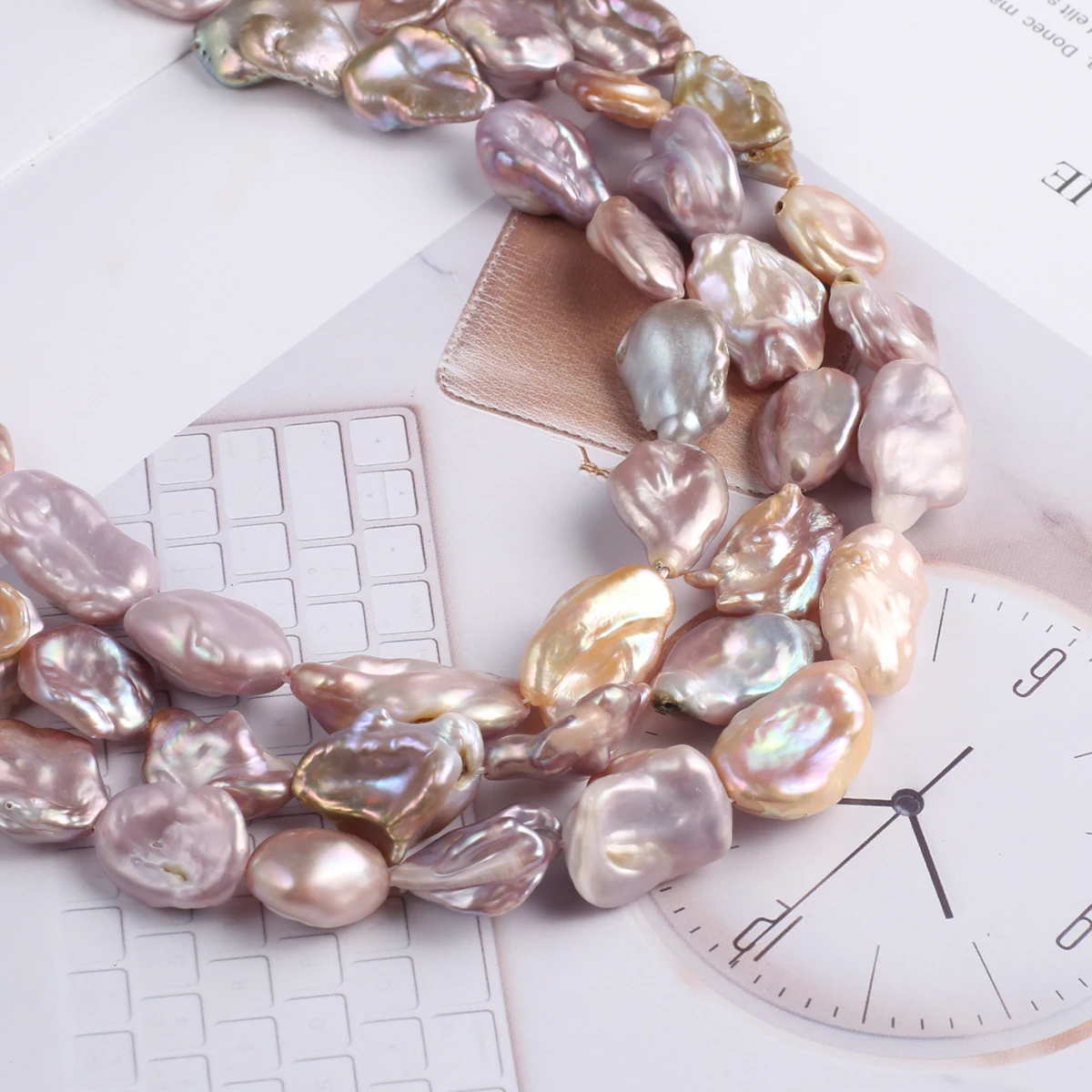 Natural Pearl Baroque Shaped Beads Exquisite Shape Elegant Appearance for DIY Jewelry Making Handmade Bracelet Necklace