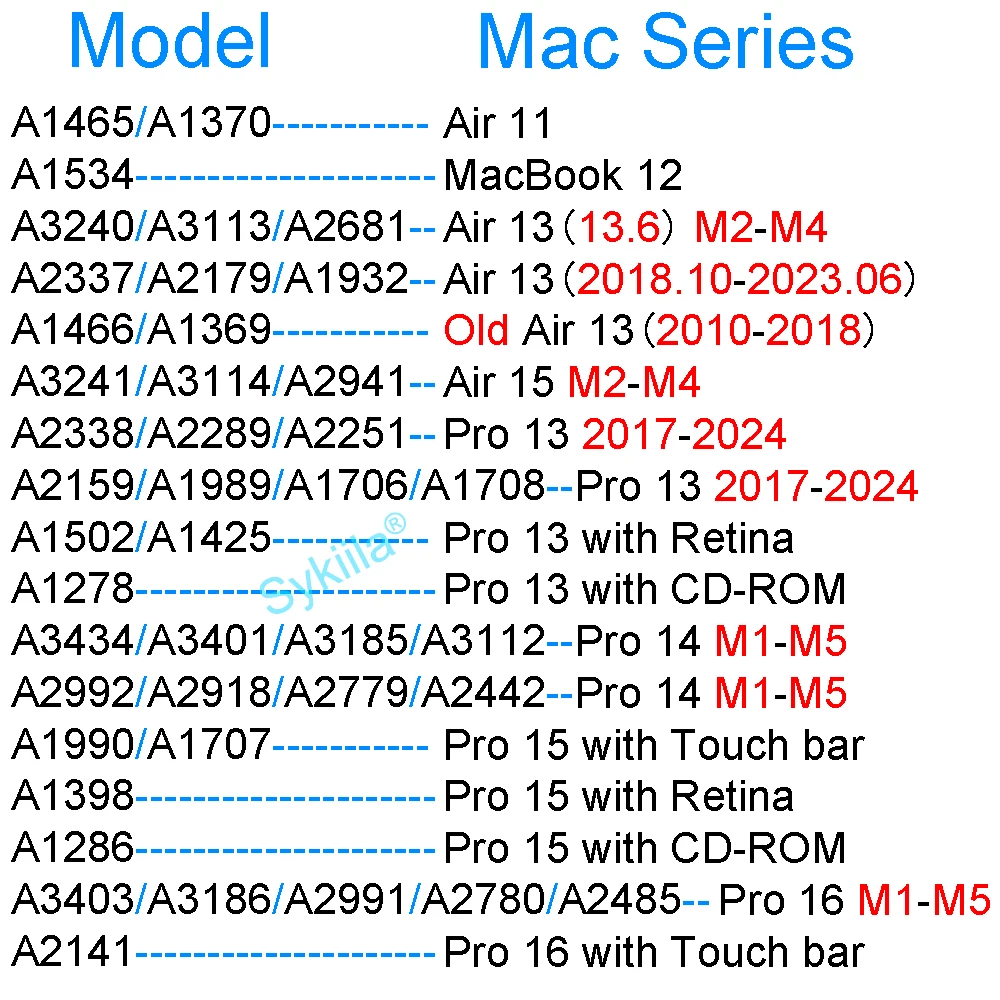 Custodia per MacBook Air 13 M4 M1 Pro 13 14 M5 M3 15 16 M2 Mac Custodia rigida Funda A3240 A3113 A3241 A3434 Copertura per accessori per laptop