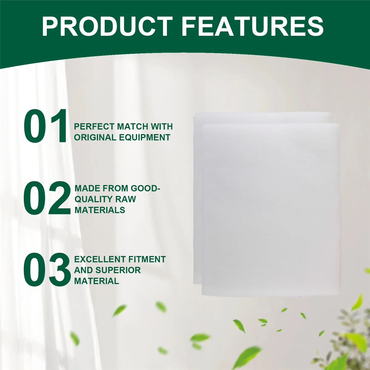 4 قطع 28 بوصة × 12 بوصة فلتر إلكتروستاتيكي قطن، شبكة ترشيح HEPA PM2.5 لجهاز تنقية الهواء فيليبس Xiaomi Mi