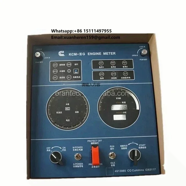 LED Digital Instrument Panel 4913985 Control Box for Marine Engine KTA19DM