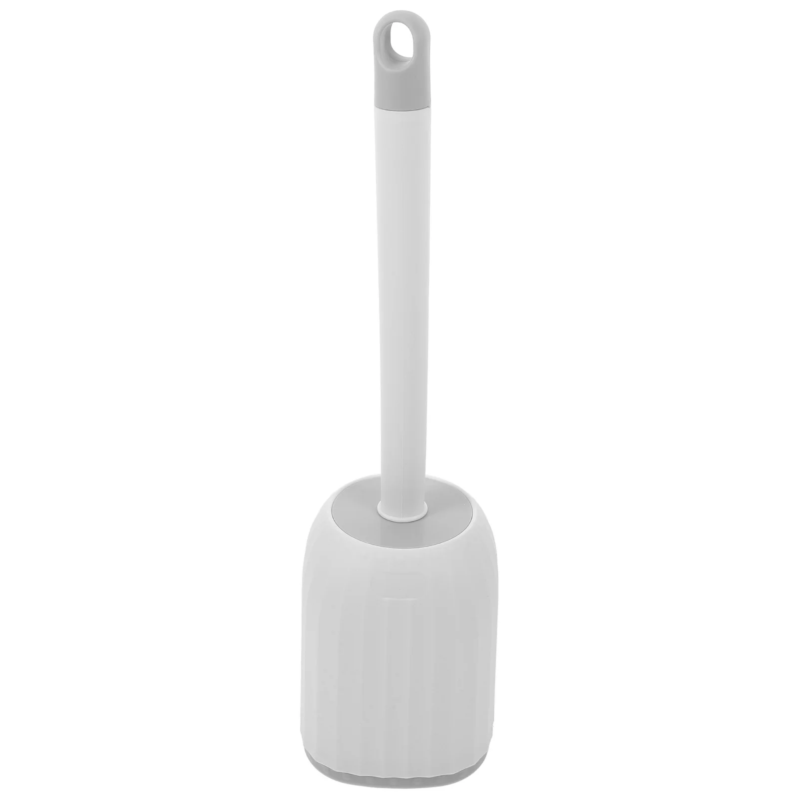 مجموعة فرش المرحاض المثبتة على الحائط بمقبض طويل وحامل فرشاة المرحاض البلاستيكي ومستلزمات تنظيف الحمام باللون الأبيض الميت #1