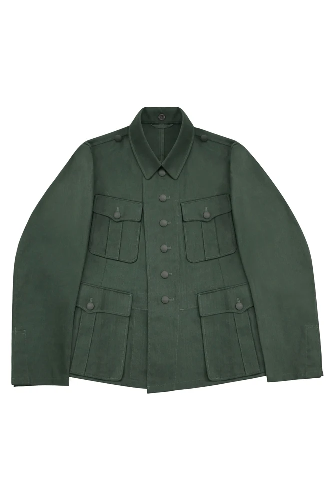 GUHM-015 wwii geman heer elite m41 em verão hbt reed verde campo túnica