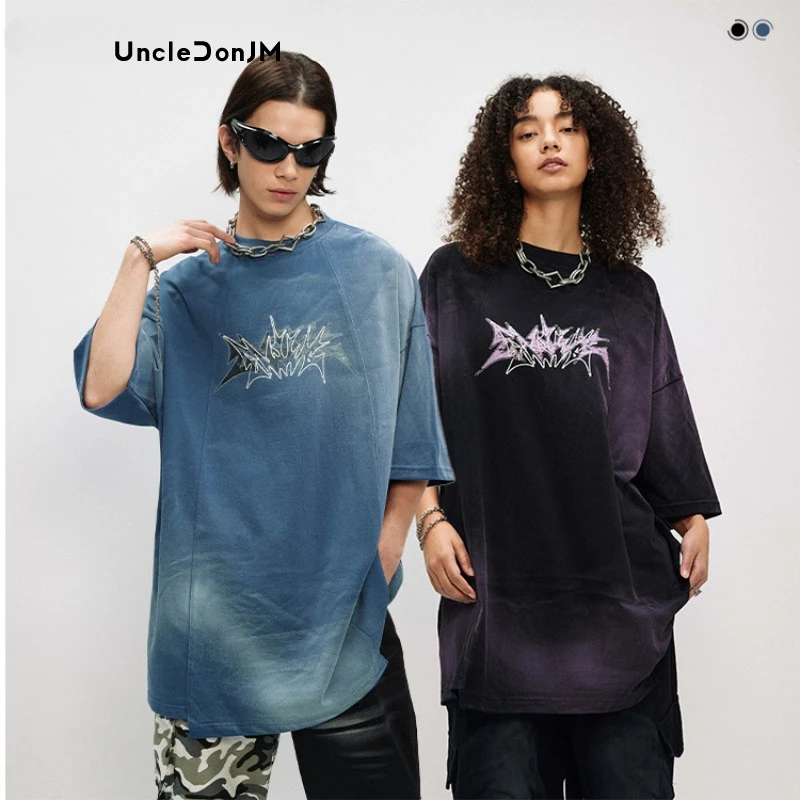 BURST INVASION PLEATED DESIGN TEE