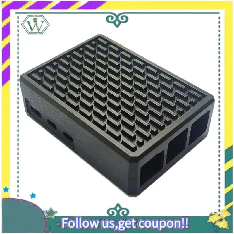 

NEW For Raspberry Pi 5 Aluminum Metal Case Built-In Heat Sink Column Large Area Of Dynamic Heat Dissipation
