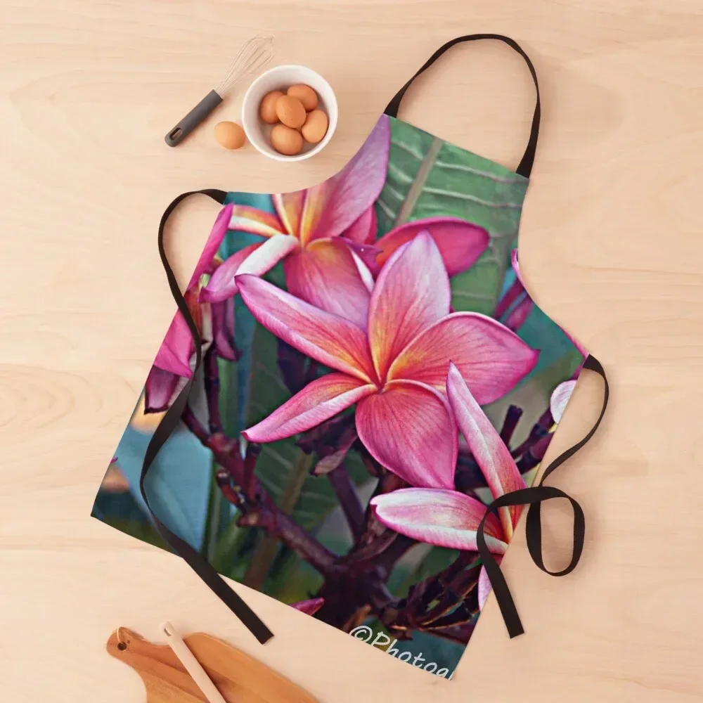 

EN Plumeria Beauty 1A Red Bubble Apron christmas 2025 Kitchen on the wall Kitchen Women Cute Kitchen Apron
