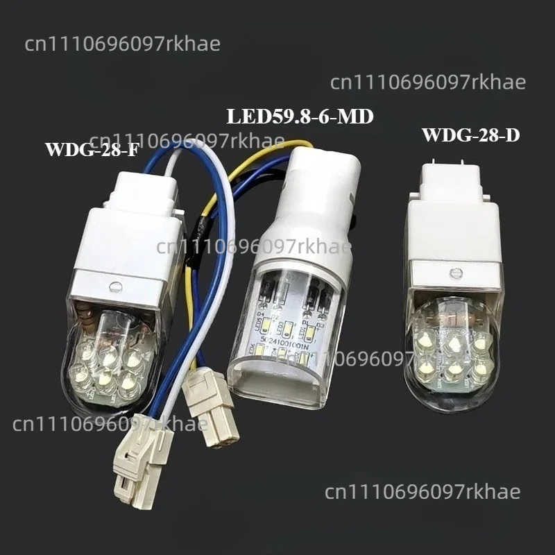Suitable for Meiji Meiling Hisense Refrigerator LED light WDG-28-F WDG-28-D LED59.8-6-MD 220V Cold storage lighting