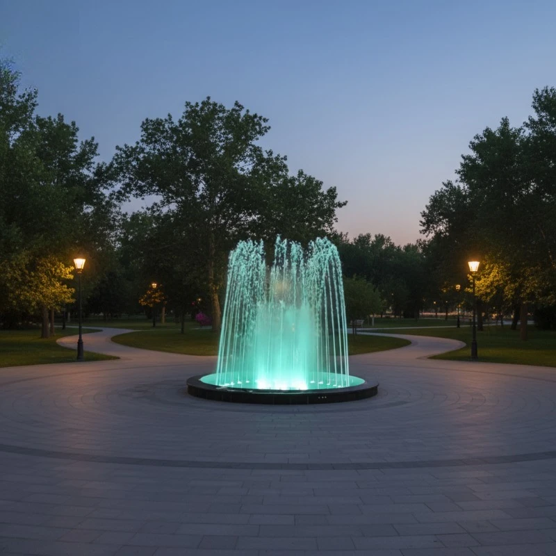 

Музыкальный фонтан из нержавеющей стали для улицы, оборудование для водных аттракционов, прямые продажи с завода