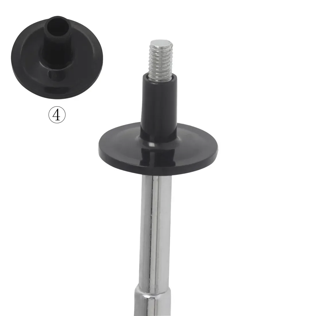 Slade Becken stehen Ärmel Filz Pad 18-teiliges Set mit Unter leg scheibe Basis Flügel muttern Ersatz für Trommel Hi-Hat Becken Ständer Zubehör – Detail 6