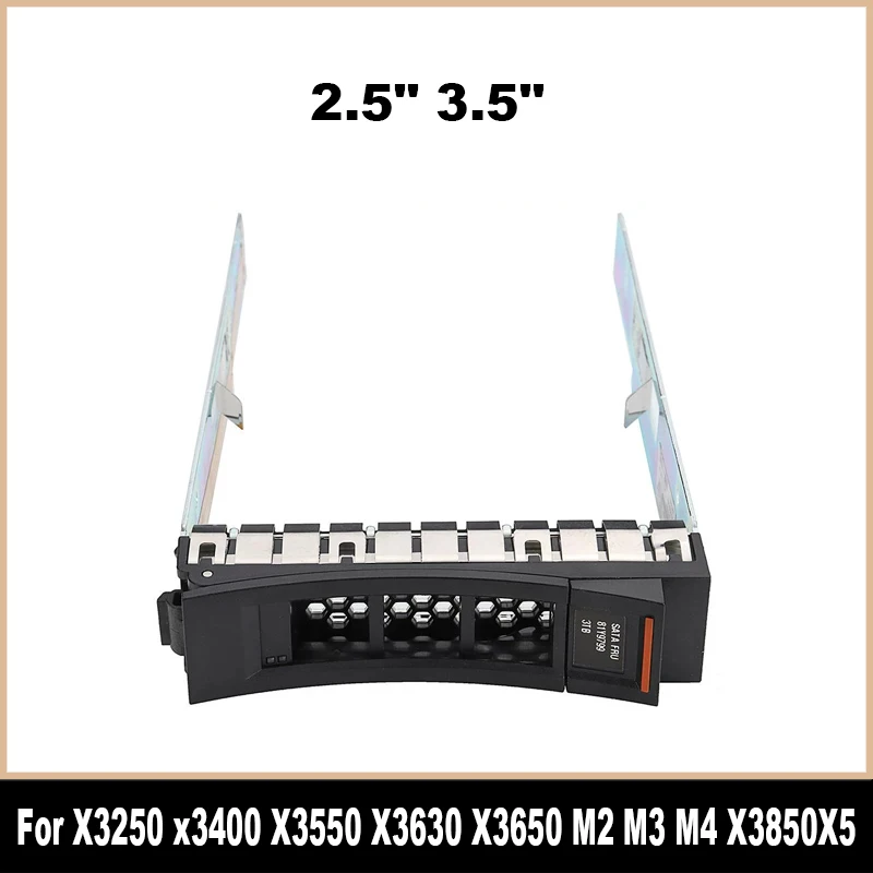 Soporte de Disco Duro de 2.5" 3.5" 44T2216 para X3250 x3400 X3550 X3630 X3650 M2 M3 M4 X3850X5, Bandeja para Disco Duro de Servidor