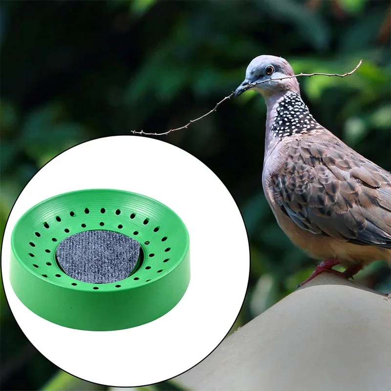 1Pc Bird Hatching Egg Nest Anti-rollover Pigeon Parrot Plastic Bird Nest with Vent Holes Durable Bird Breed Cage Accessories