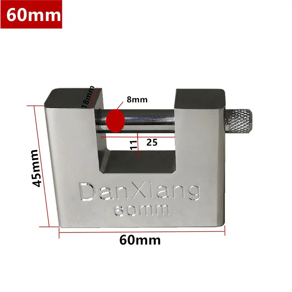 

Duarable Antirust Window Anti-Theft Box With 3 Keys Door Lock Home Improvement Hardware Padlock