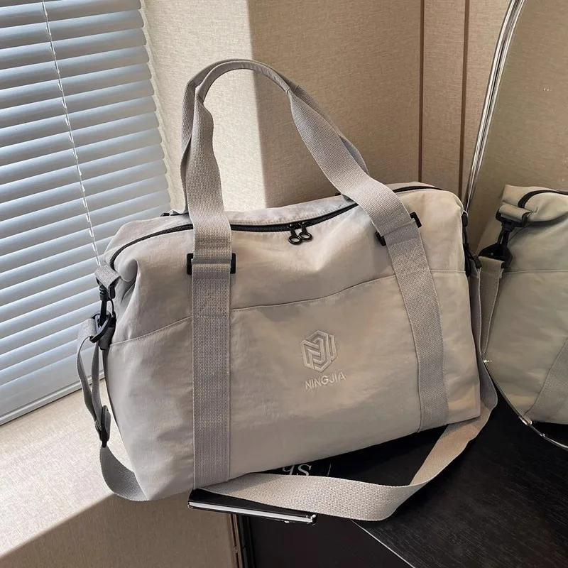 Large Capaci Ladies Handheld Travel Bag Lightweight Waterproof Sports Fitn Bag Casual Ox Cloth Tote Bag for Youth